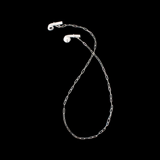 JLC 10mm 925 Silver Paperclip Glasses Chain