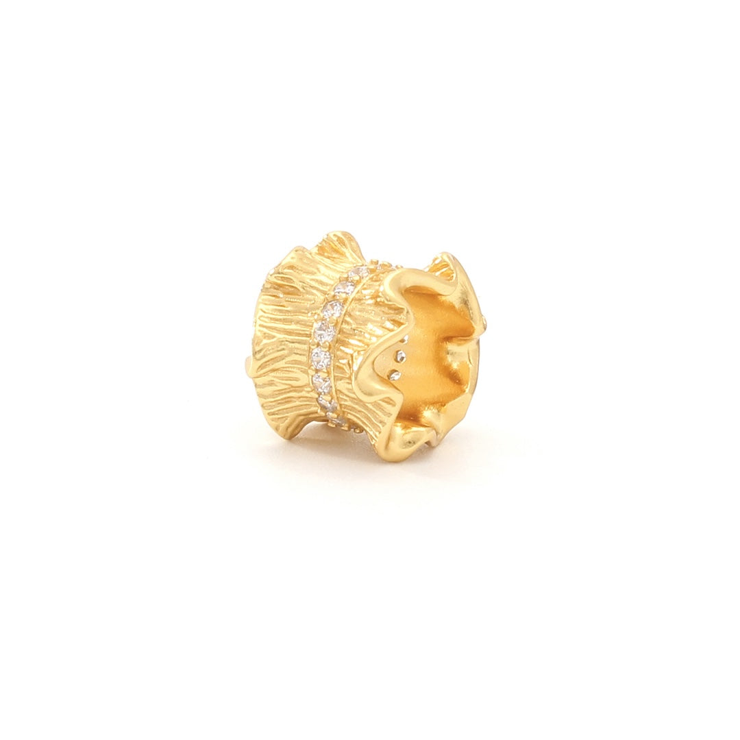 JLC 925 Silver Flower Pendant Gold