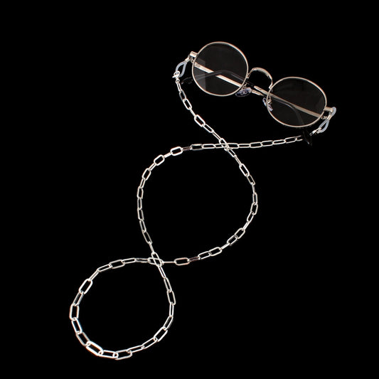 JLC 10mm 925 Silver Paperclip Glasses Chain