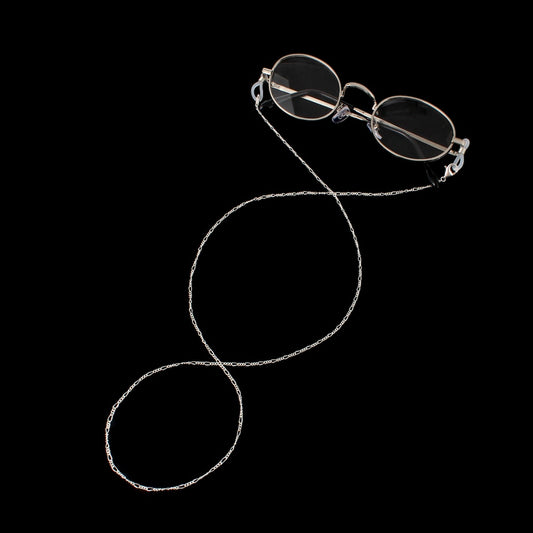 JLC 4mm 925 Silver Figaro Glasses Chain