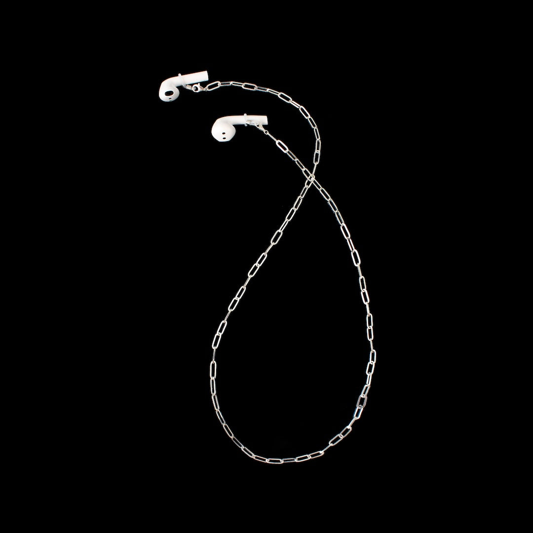 JLC 10mm 925 Silver Paperclip Glasses Chain