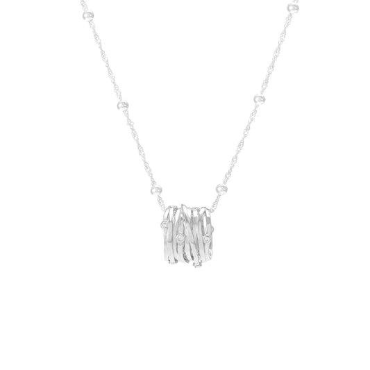 JLC 925 Silver Multiple Line Pendant