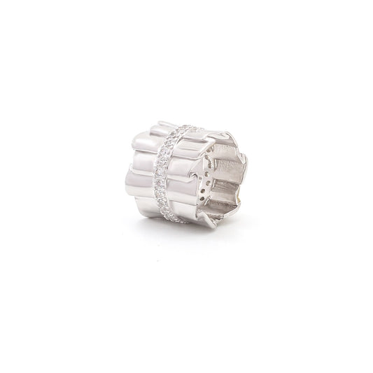 JLC 925 Silver Wrinkled Pendant