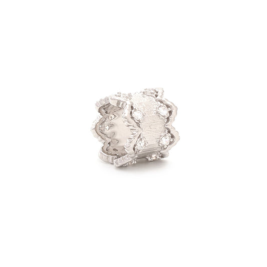 JLC 925 Silver French Lace Pendant Silver