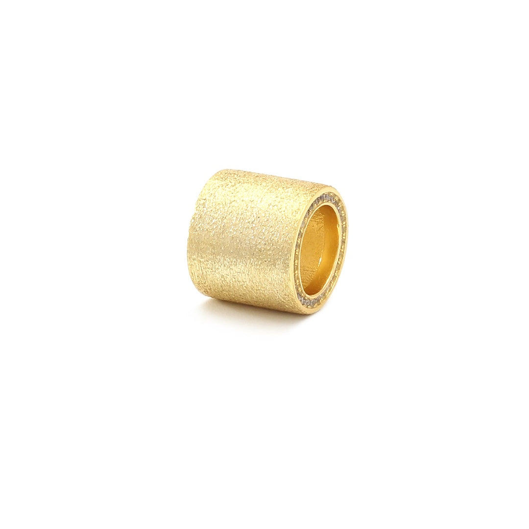 JLC 925 Silver Brushed Finish Pendant Gold