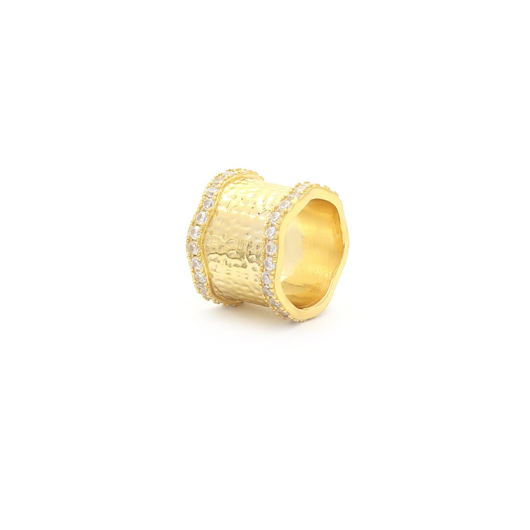 JLC 925 Silver Skin- Like Texture Pendant Gold